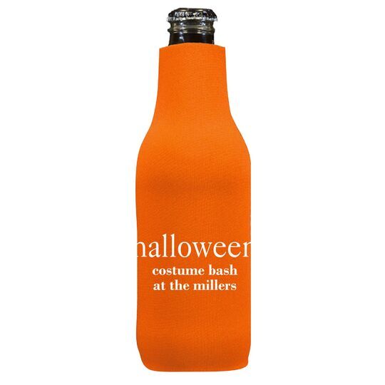 Big Word Halloween Bottle Huggers